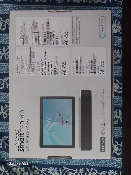 Lenovo M10 smart tab with box and accessories 6