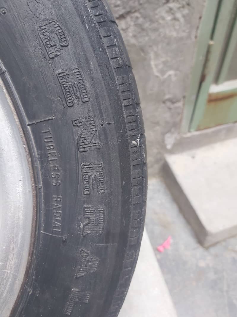 145/70/R12 tyre Rim Stepney meharn bolan FX 1