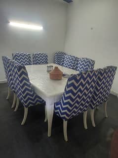 Dinning Table With 8 Chairs for sale