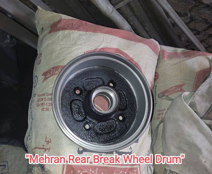 Mehran Car Brake Wheel Drum and Disk Brake Plate 1