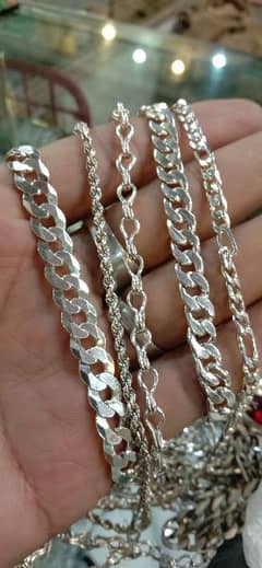 Chande ki  chain ladies ring payal silver jewelry