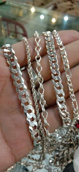 Chande ki  chain ladies ring payal silver jewelry 0