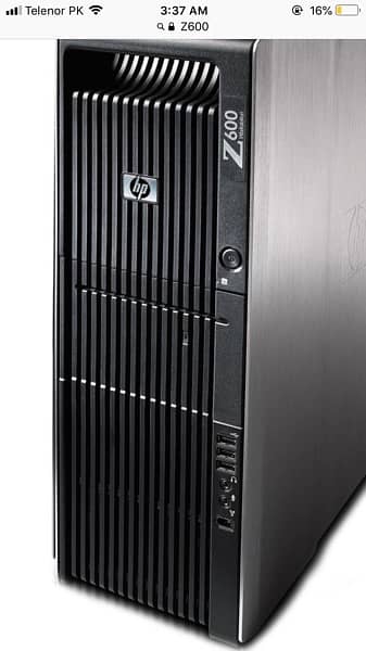 HP z600 Dual intel Orignal 8core 16Cpu Gaming and 3D Designer 6