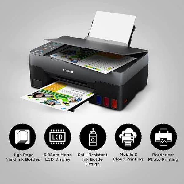 Canon Ink Tank - PIXMA G3020 Wireless All-in-One Printer # Box Pack # 1