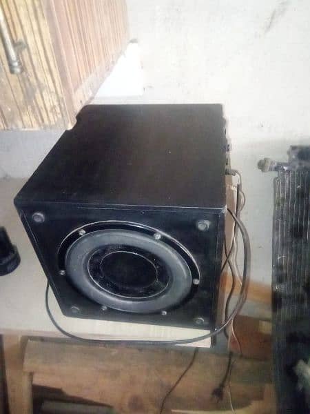 Speakers and 8" Sony woofer 6