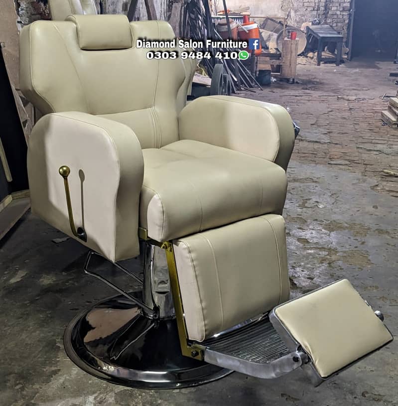 Saloon chair / Barber chair/Cutting chair/Shampoo unit 4