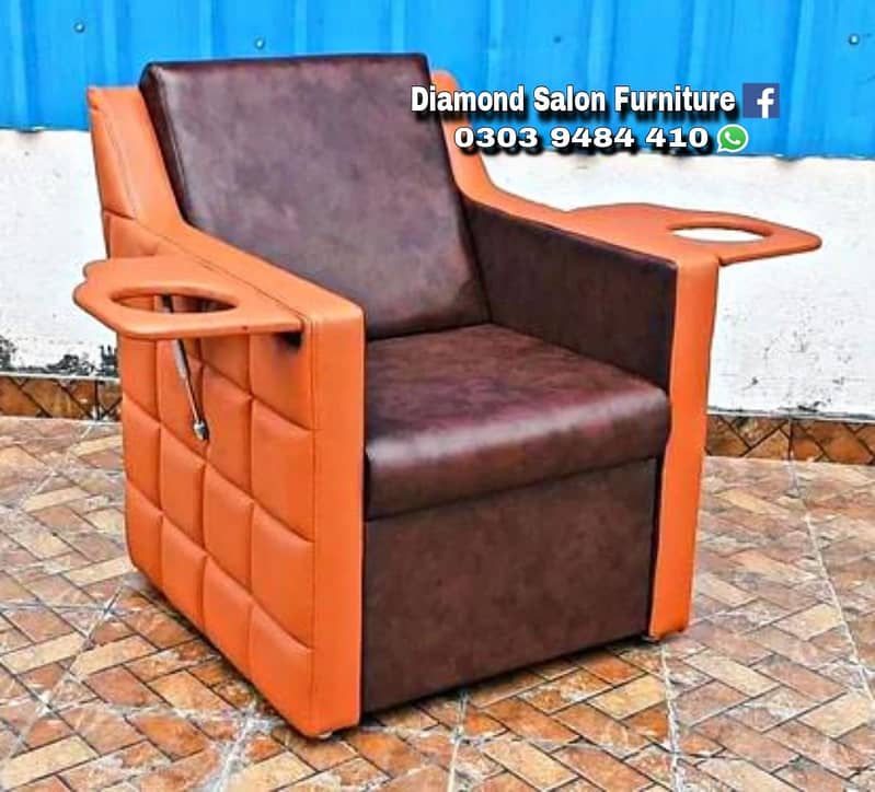 Saloon chair / Barber chair/Cutting chair/Shampoo unit 1