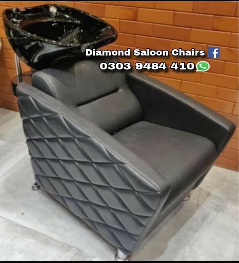 Saloon chair / Barber chair/Cutting chair/Shampoo unit 5