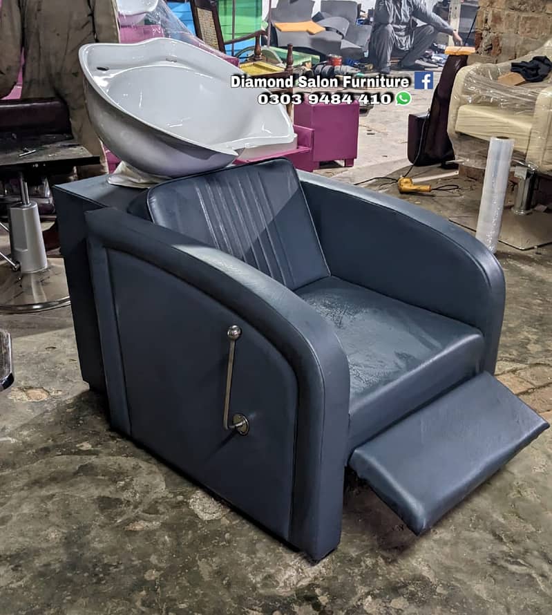 Saloon chair / Barber chair/Cutting chair/Shampoo unit 13
