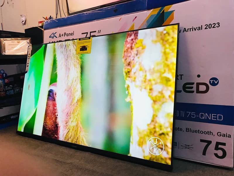 Ramadan Sale Offer 75 inches smart Led Tv new model ultra 4k 5