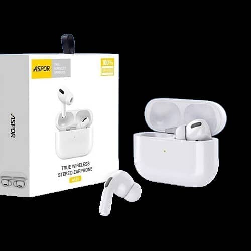 ASPOR A619 AIRPODS PRO HIFI SOUND 5.0 BT WIRELESS CHARGING 0