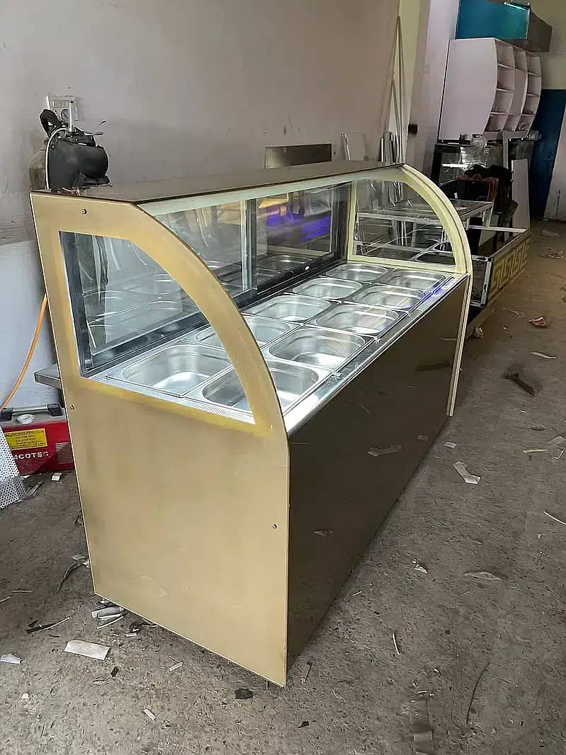 bakery counter / Display Counter/ Salad Bar For Sale Cake Chiller 9