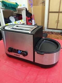 Tower 2 Slice Electric Toaster with Omelet Maker, Imported