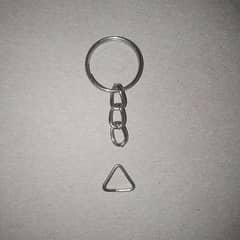 Keychain with Triangle Base only