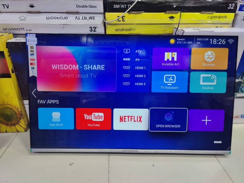 GRAND SALE LED TV 43 INCH SMART 4K ANDROID 4
