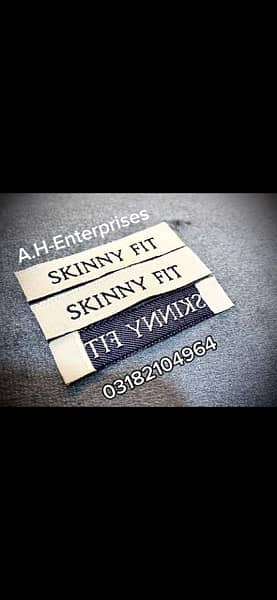 Woven High quality labels clothing labels 4