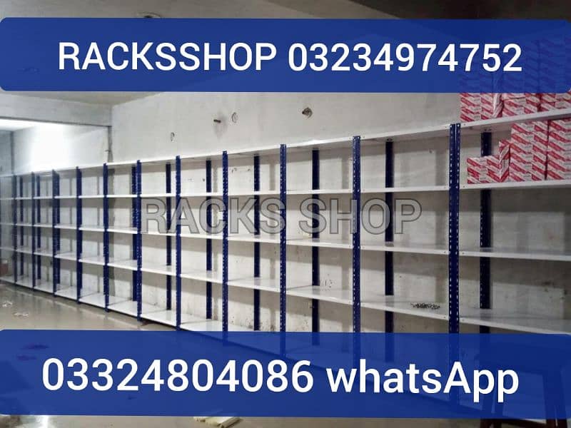 Racks/ wall rack/ Gondola Rack/ Store Rack/ cash counter/ Trolleys/bin 18