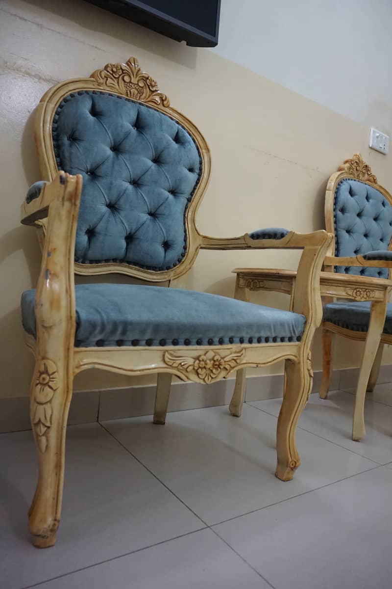 Bedroom Chairs (Aqua colored) 7