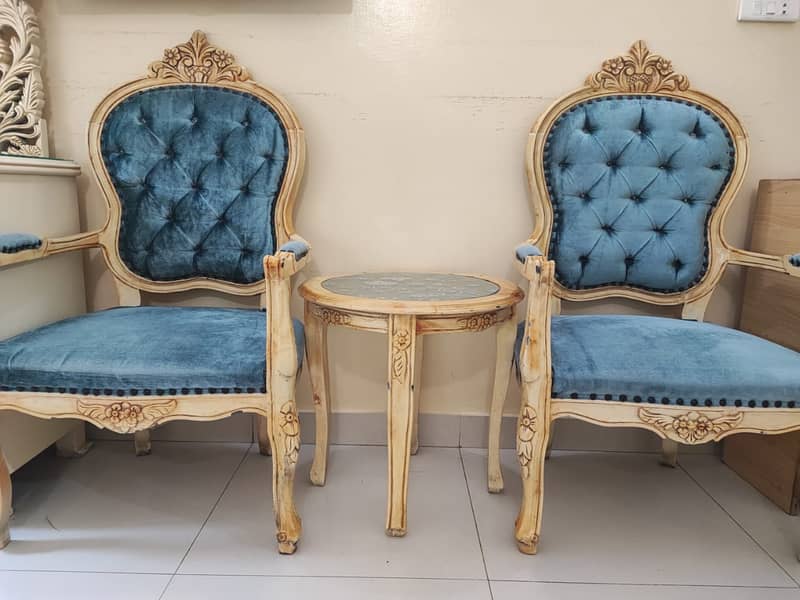 Bedroom Chairs (Aqua colored) 9