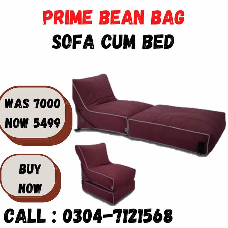 bean bag /bean bag sofa/ bean bag sofa cum bed/ bean bag wallow 4