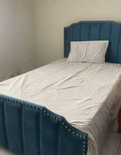 Single bed with new mattress