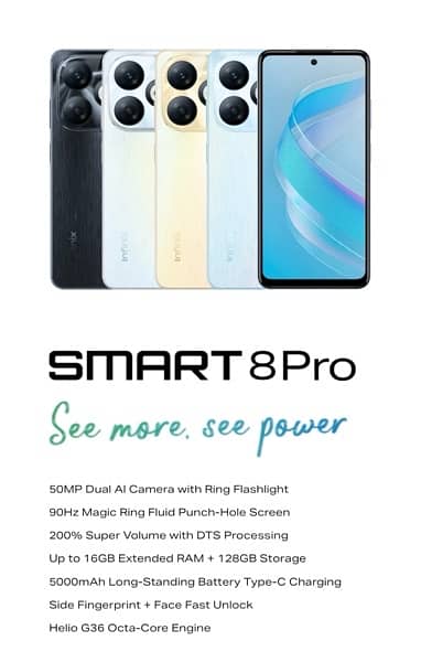 Infinix Smart 8 Pro 4/128GB 1