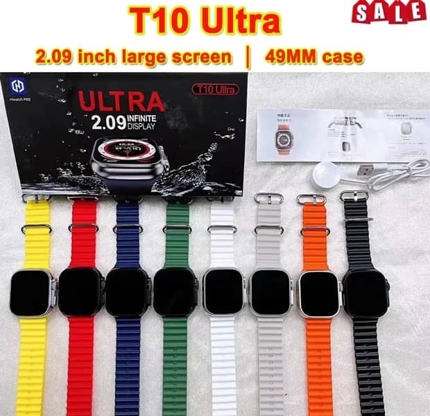 T10 Ultra Bluetooth Calling Watch 5