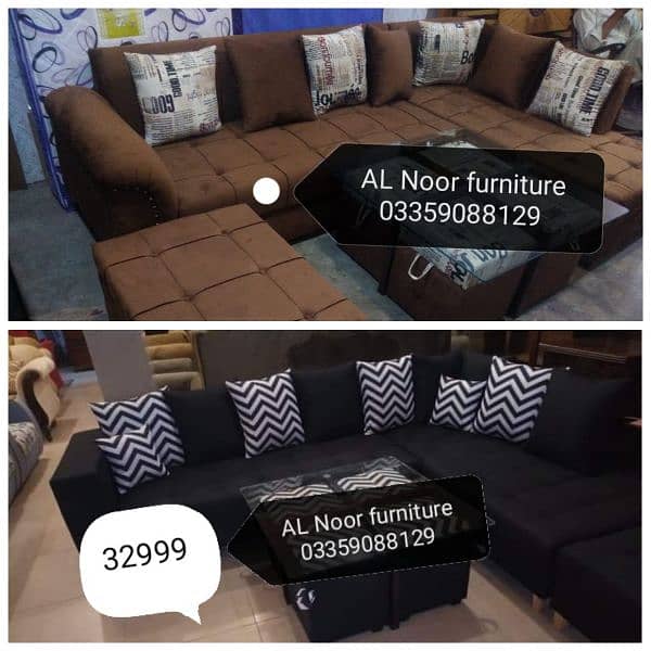 RAMZAN SALE BEST O0FER 5 seater sofa 7 seater sofa L shape sofa avlbl 17