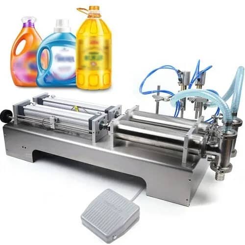 Cream Oil Honey Juice Shampoo Cosmatic Milk & Water Filling Machine 2