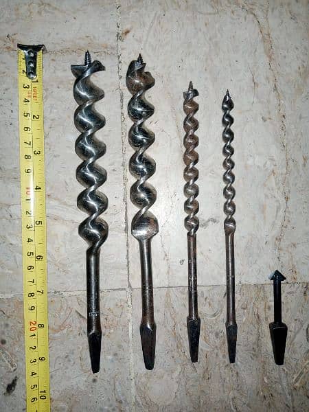 vintage stanley england brace drill and bits 2