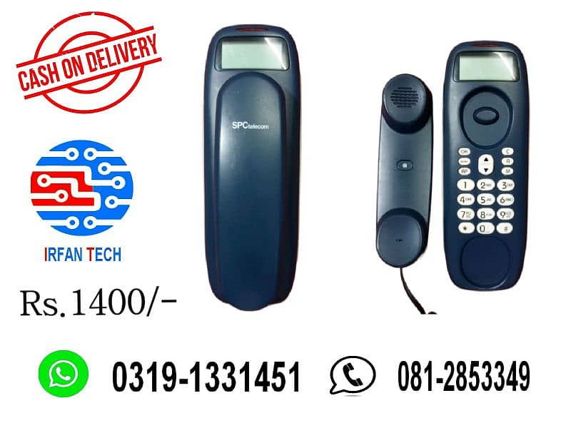 PTCL Landline Corded Telephone Branded Wall and tabular. 1