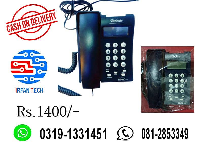 PTCL Landline Corded Telephone Branded Wall and tabular. 5