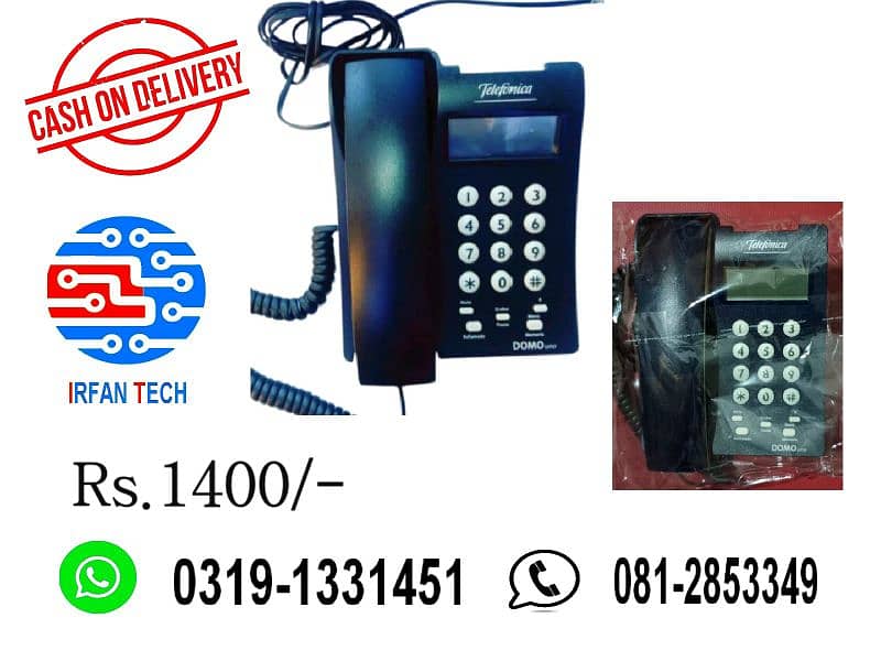 PTCL Landline Corded Telephone Branded Wall and tabular. 3