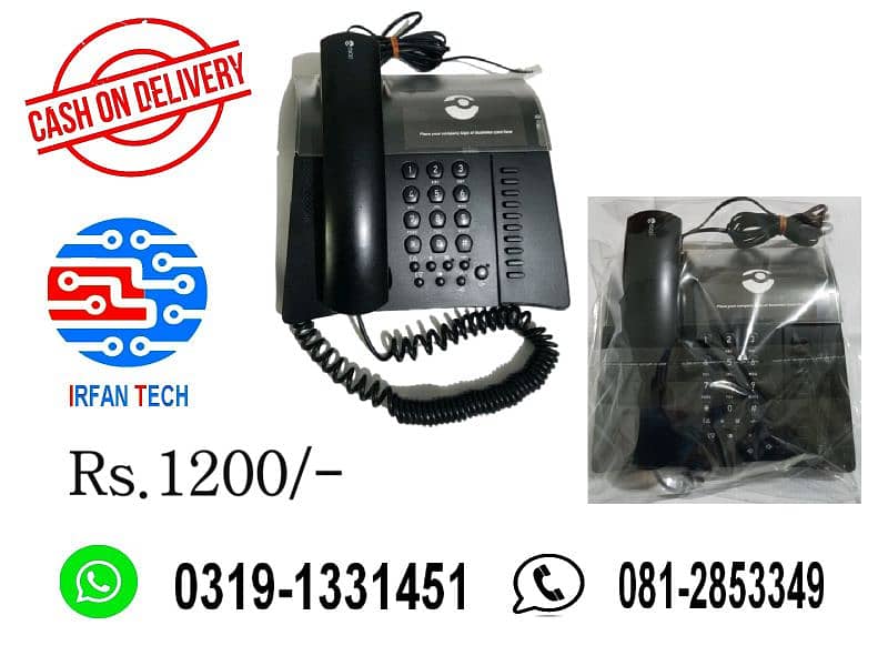 PTCL Landline Corded Telephone Branded Wall and tabular. 7