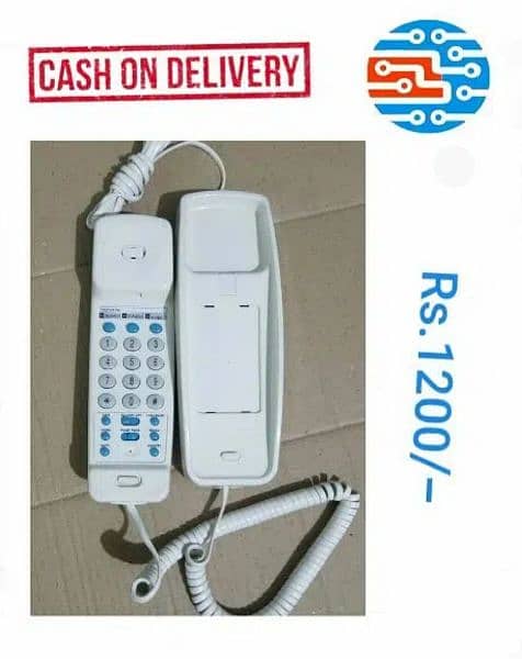 PTCL Landline Corded Telephone Branded Wall and tabular. 8