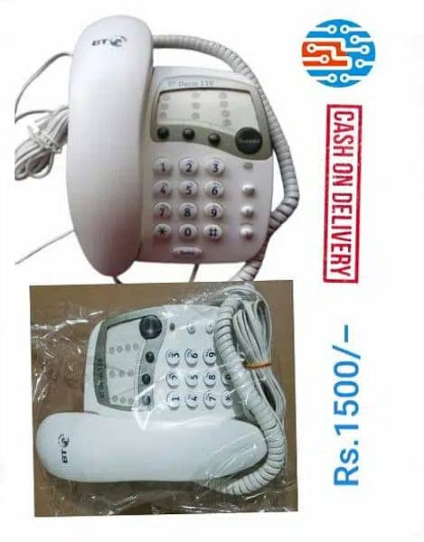PTCL Landline Corded Telephone Branded Wall and tabular. 9