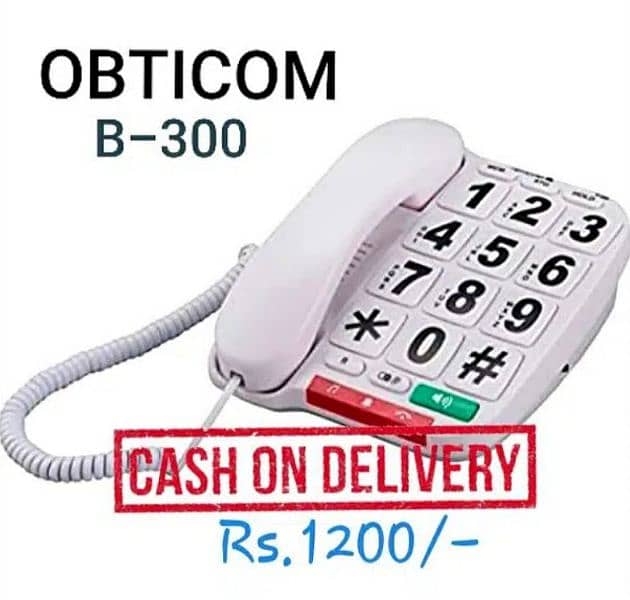 PTCL Landline Corded Telephone Branded Wall and tabular. 11