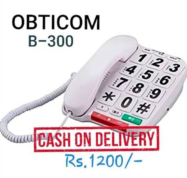 PTCL Landline Corded Telephone Branded Wall and tabular. 9