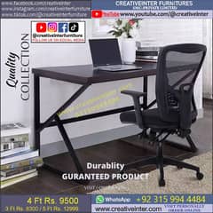 Home Office table study desk chair computer working workstation L Shap