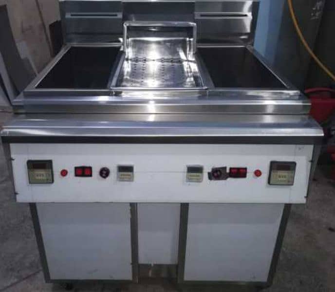 Dough mixer 10L/ pizza oven / Deep fryer commercial kitchen equipment 2
