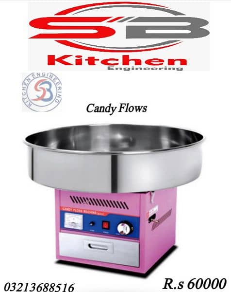 Dough mixer 10L/ pizza oven / Deep fryer commercial kitchen equipment 7