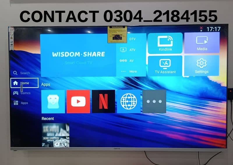 BIG SCREEN SIZE 65 INCH SMART ANDROID LED TV NEW MODEL 0