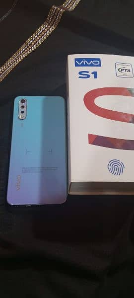 vivo s1 (8Gb/256Gb) Ram full new with box and charger pta proved 0