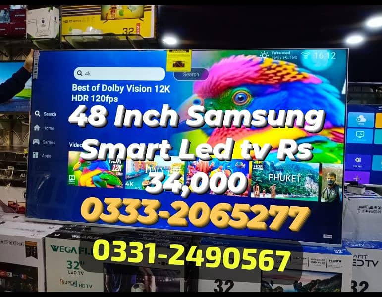 32" 42" 48" 55" 65"Inch Samsung Smart Led tv 4k Resolution 4