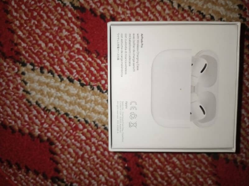 Apple airpods pro. design by Apple in California. assembled in USA. 4