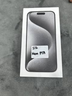 Apple iPhone 15 pro 512gb white Non pta Box pack 0