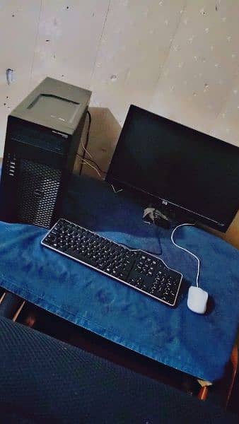 Gaming PC HP Monitor +Free Mouse + Power Cables+VGI Cabel 3