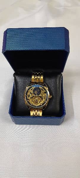 18Kt Gold Plated Automatic FITRON watch 1