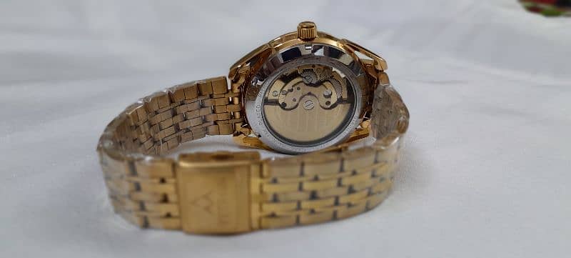 18Kt Gold Plated Automatic FITRON watch 10