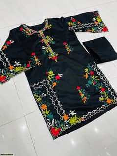 3psc embroidery stitched suit eid special offer